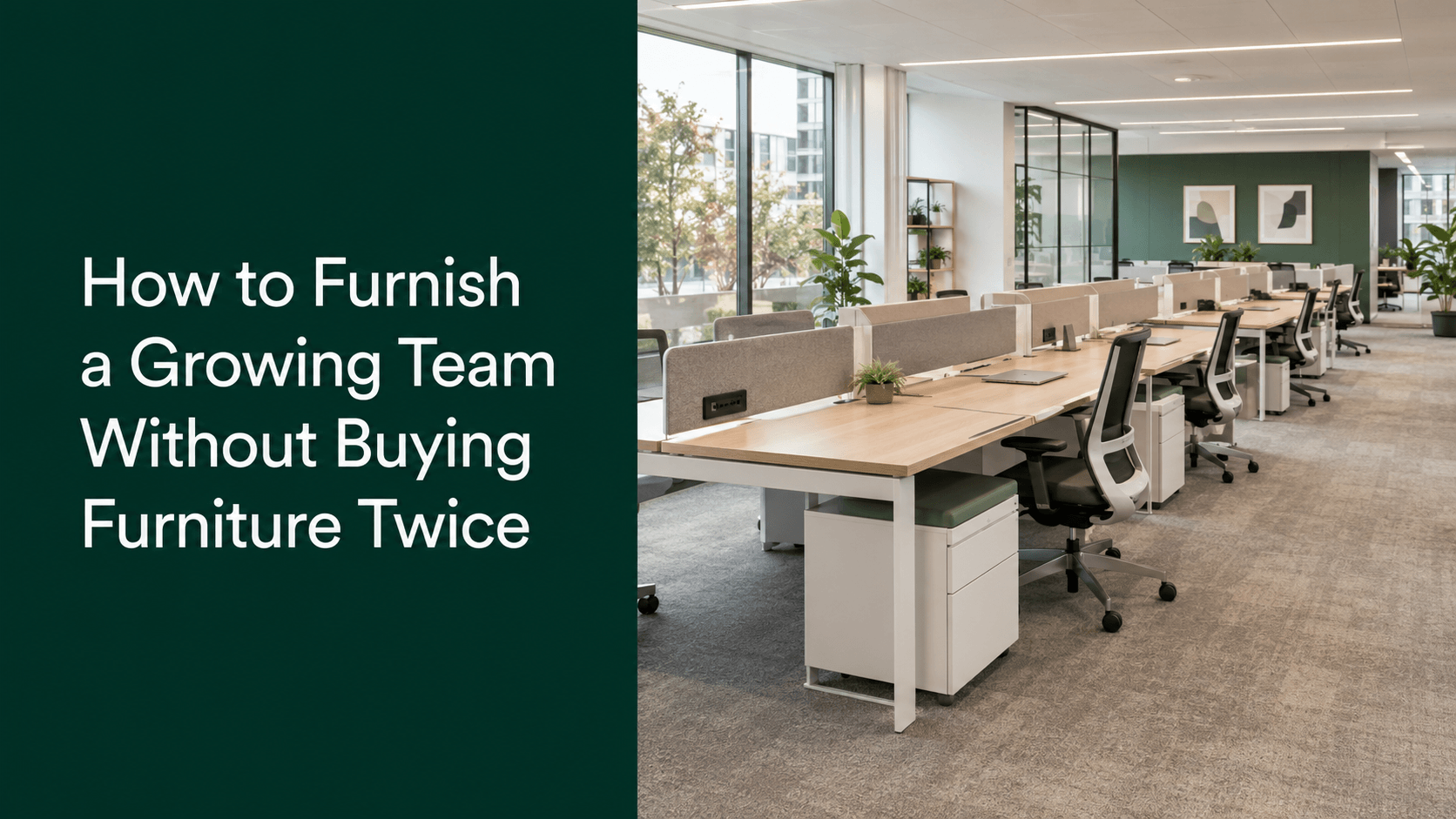 How to Furnish a Growing Team Without Buying Furniture Twice