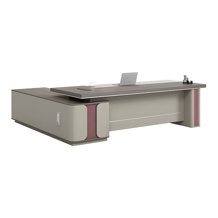 Contemporary L Shaped Home Office Desk Secondary image