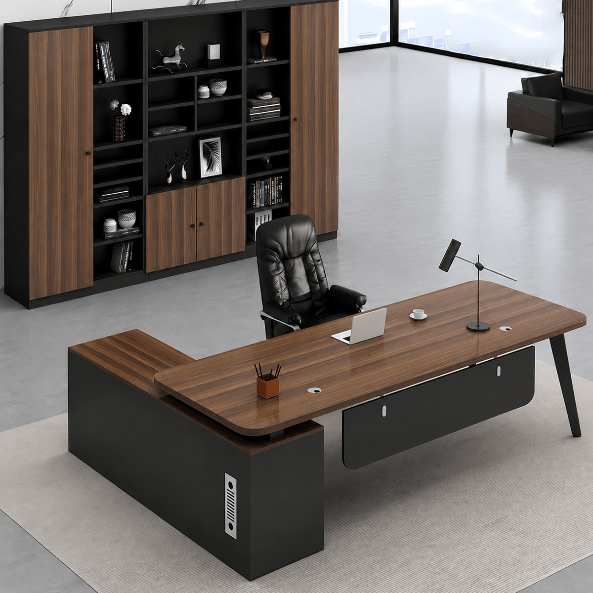 Luxury Executive Office Desk | L Shaped Office Desk Main image