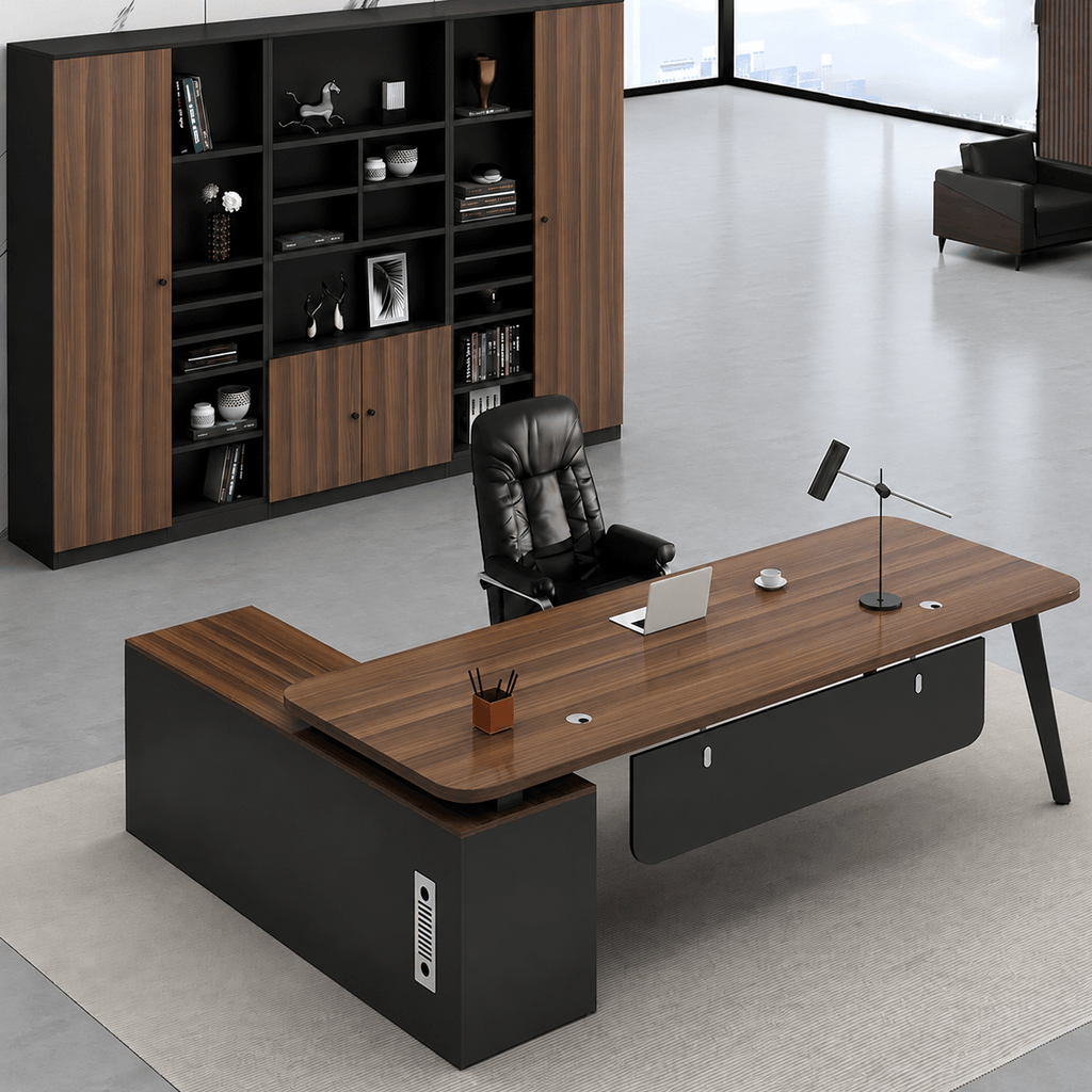 Luxury Executive Office Desk | L Shaped Office Desk