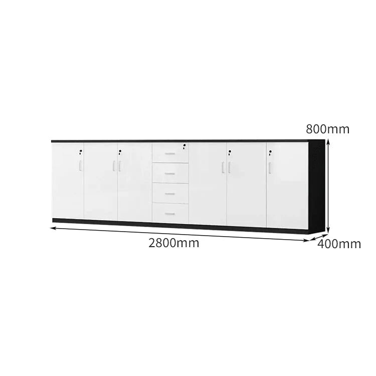 chic sideboard cabinet lockable bookcase kaguyasuCWG C077 detailed images 22