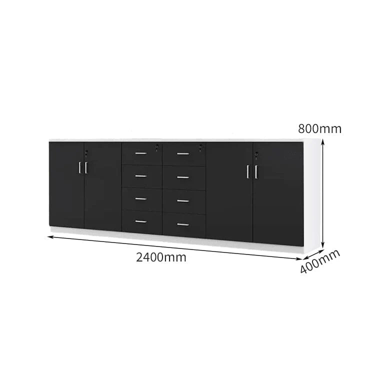 chic sideboard cabinet lockable bookcase kaguyasuCWG C077 detailed images 5
