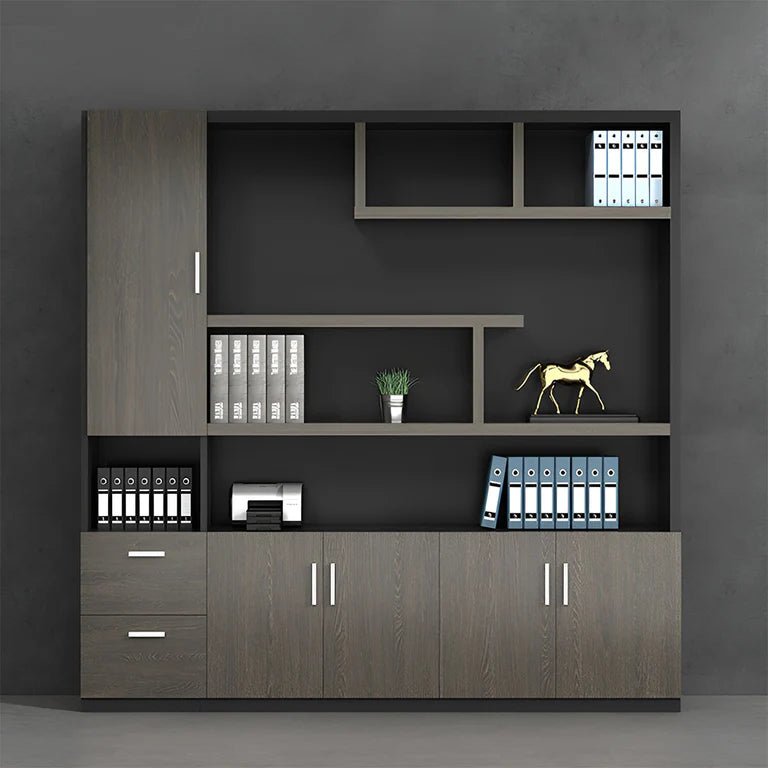 classic wooden bookcase professional storage units kaguyasuCWG 046 main images 1