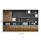 classic wooden bookcase professional storage units kaguyasuCWG 046 main images 12