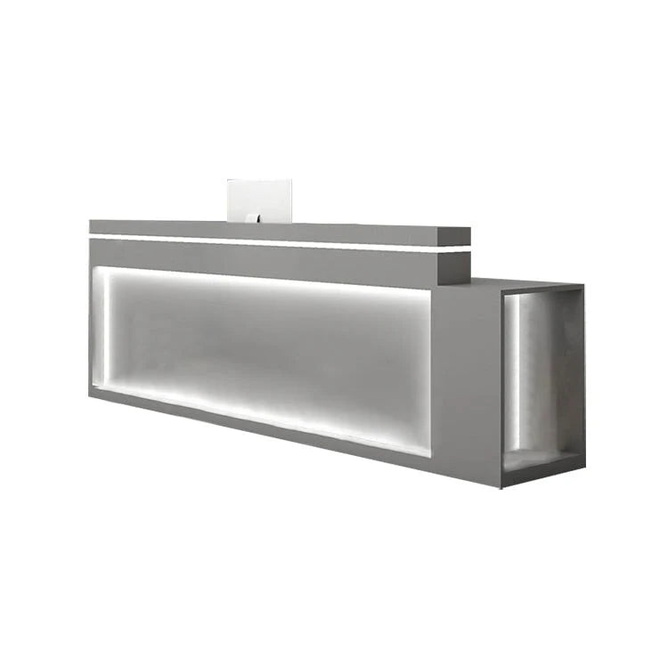Corner Office Table | Office Receptionist Desk | Kaguyasu Secondary image