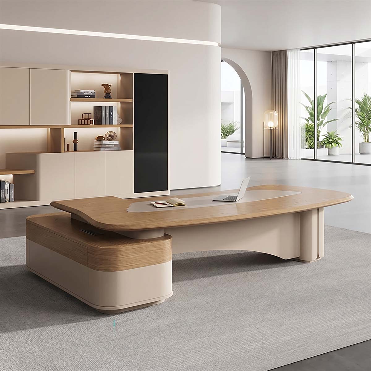 curved executive desk modern corner office desk kaguyasuLBZ 1055 main images 1 Main image