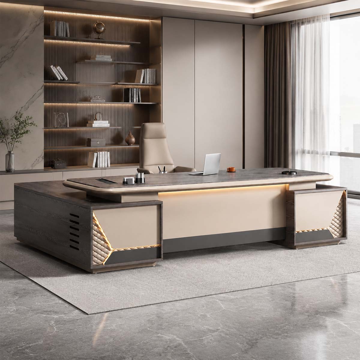 Modern Executive Desk - Large Office Desk - product image 3