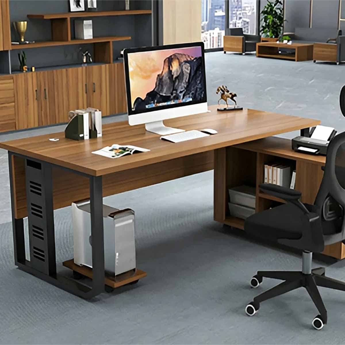executive desk wooden desk with drawers kaguyasuLBZ K019 main images 5 Main image
