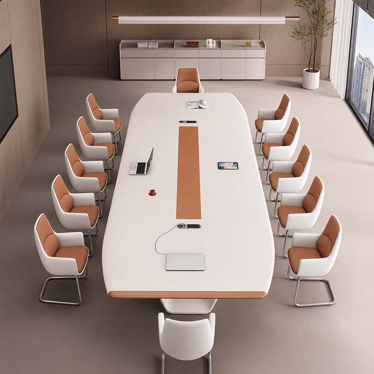 executive office table wood conference computer desk kaguyasuHYZ 2119 main images 2