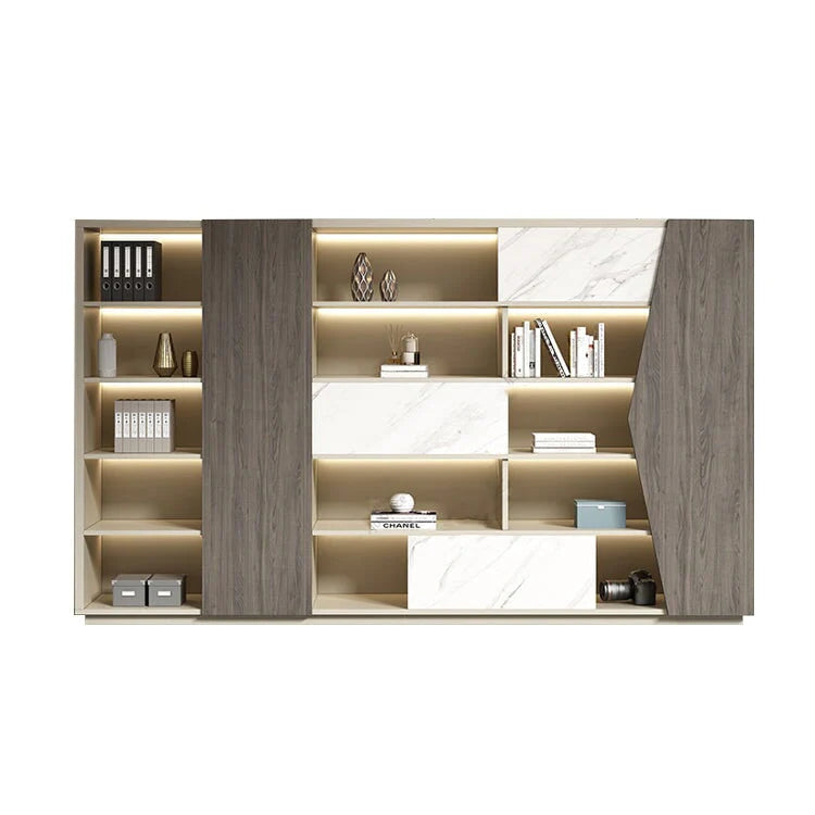 executive wooden bookcase cabinets and display cabinets kaguyasuLBG K039 main images 11 Main image