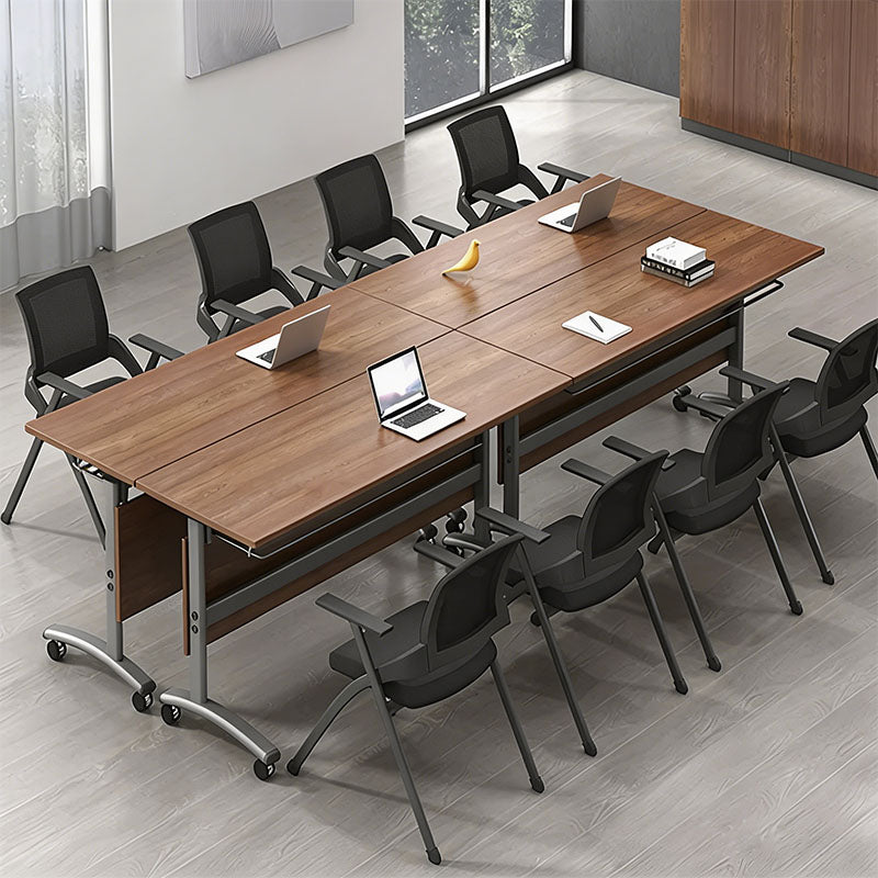 folding computer desk on wheels office meeting table kaguyasuHYZ K001 main images 3 Main image