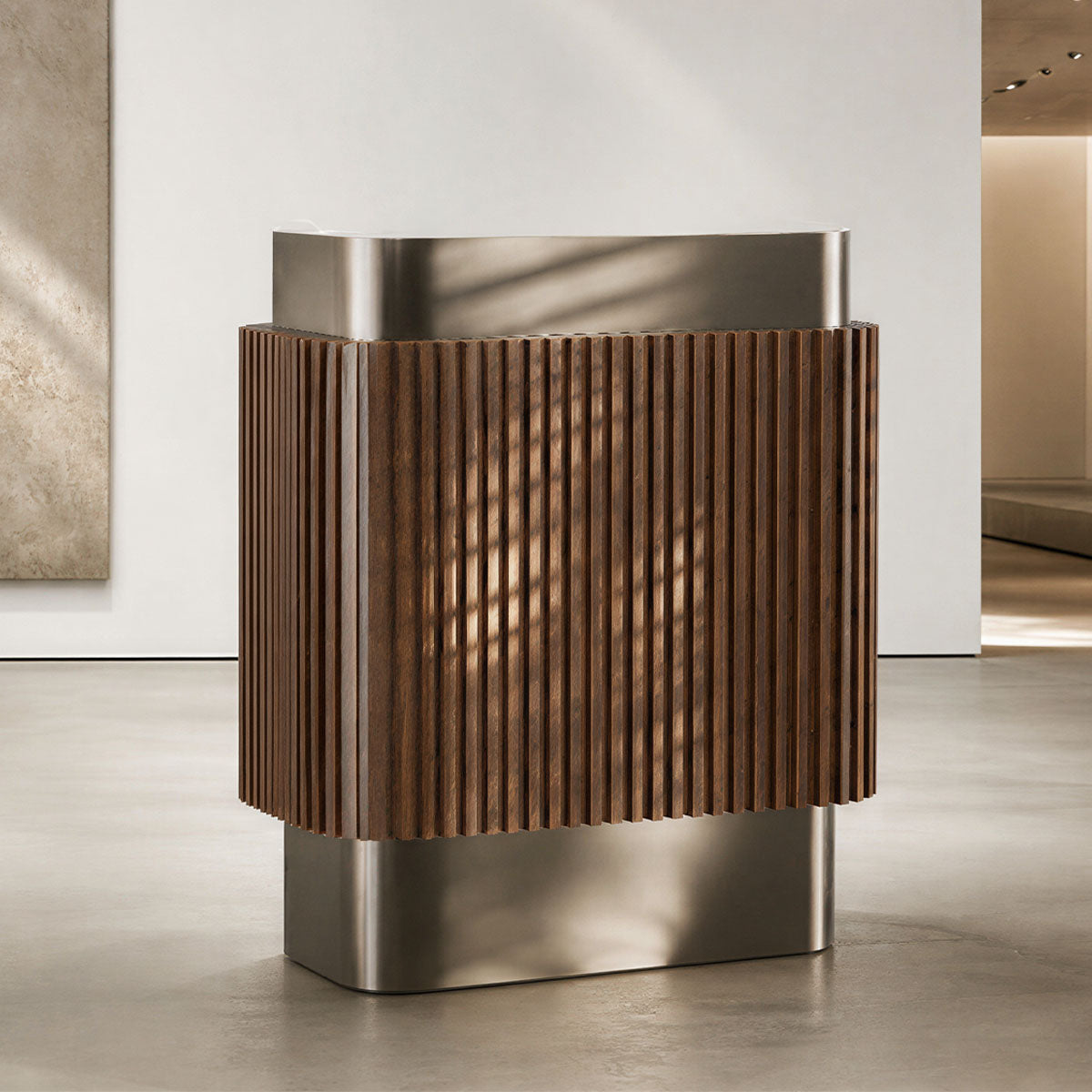 funky office reception furniture wooden reception desk kaguyasuJDT 2040 main images 3