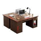 home office computer desk desk with 2 drawers kaguyasuBGZ 2022 detailed images 12