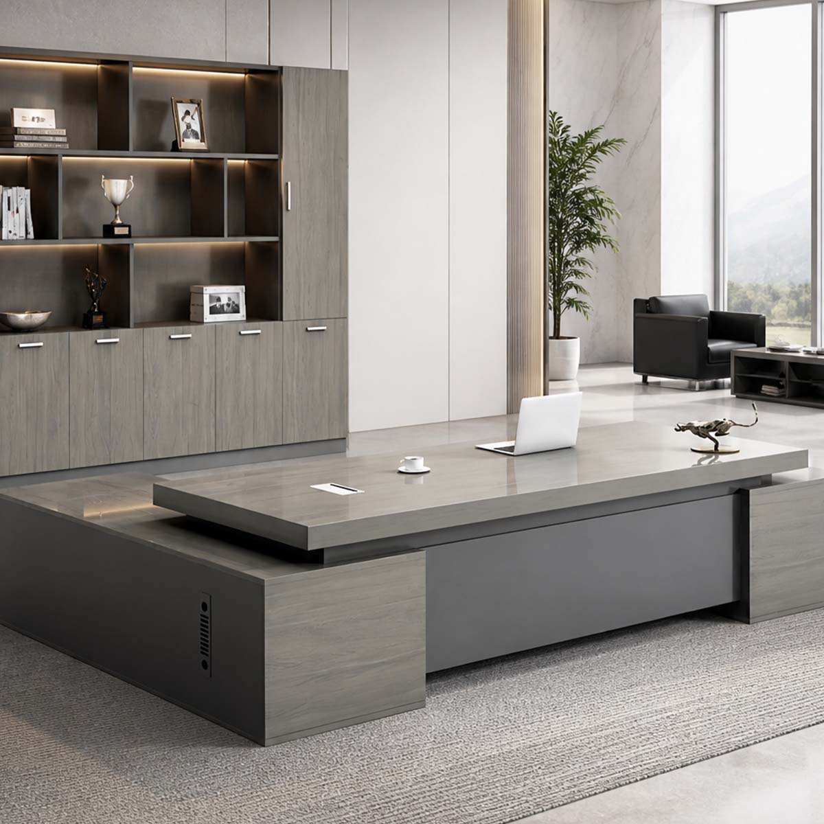 l shaped executive desk modern executive office desk kaguyasuLBZ 1066 main images 1 Main image