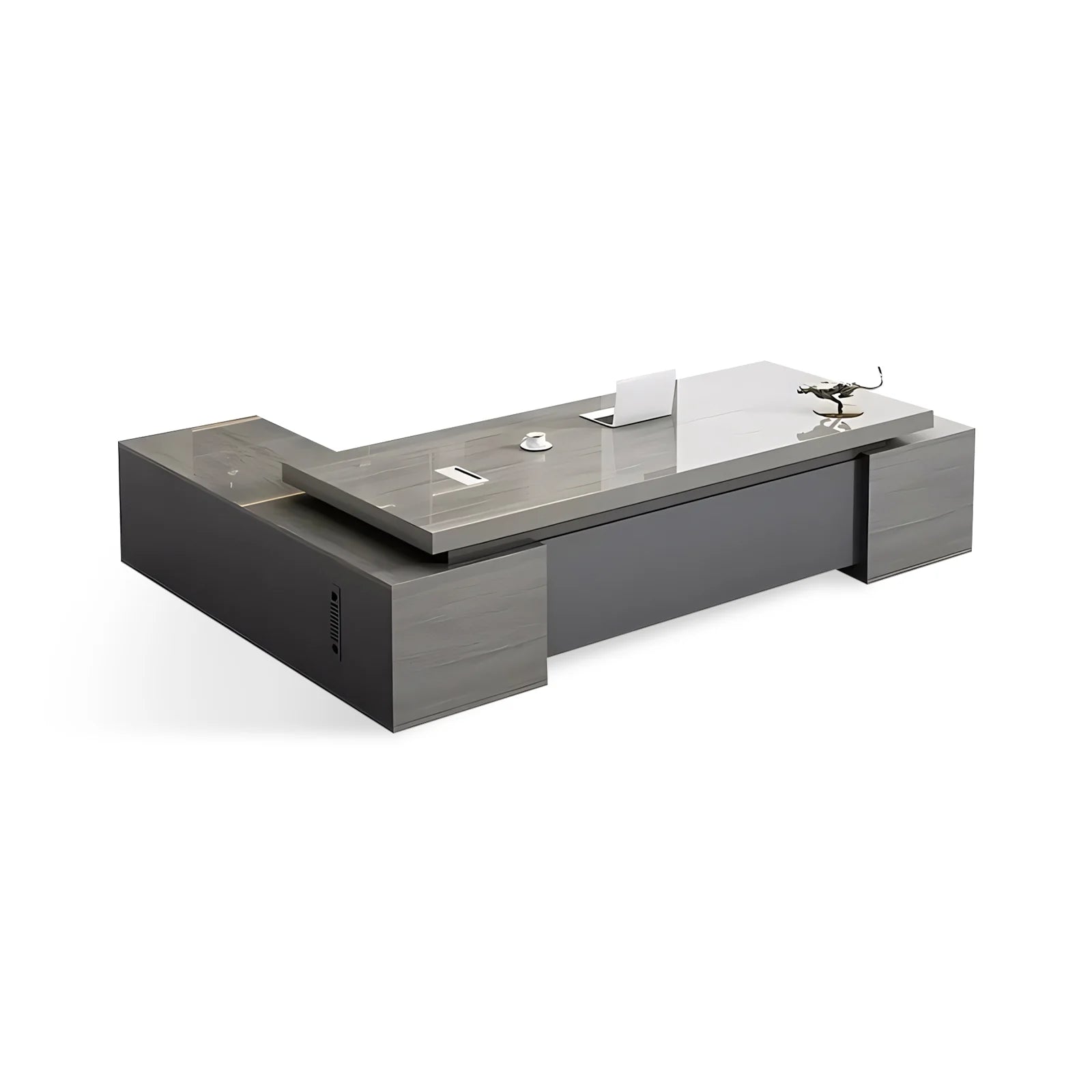 L-Shaped Executive Desk | Modern Executive Office Desk | Kaguyasu Secondary image