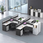 l shaped office desk work station kaguyasuBGZ k 209 main images 11