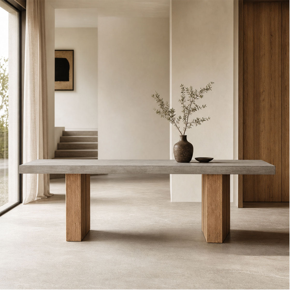 long office table minimalist scandinavian desk kaguyasuHYZ M004 main images 2