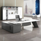 luxury executive desk high gloss l shaped desk kaguyasuLBZ 2150 main images 18