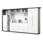 luxury executive desk high gloss l shaped desk kaguyasuLBZ 2150 main images 4