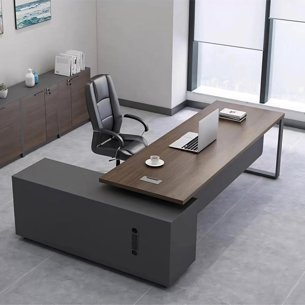 manager desk l shaped modern office desk with storage kaguyasuLBZ 10164 main images 14