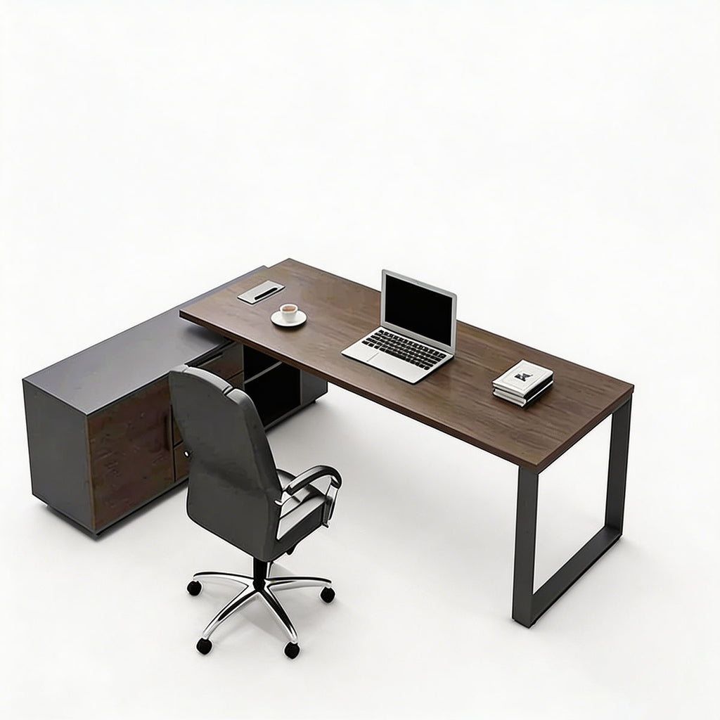 manager desk l shaped modern office desk with storage kaguyasuLBZ 10164 main images 2