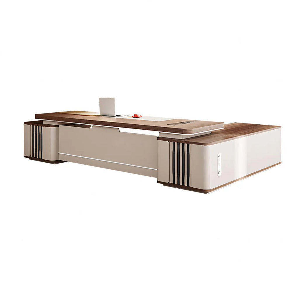 minimalist corner desk executive desk with lock kaguyasuLBZ 7214 main images 10