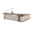 Minimalist Corner Desk | Executive Desk with Lock