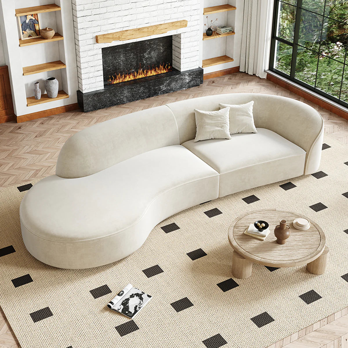 minimalist sofa 2 seater sofa kaguyasuSZ SF 0003 main images 5 Hauptbild