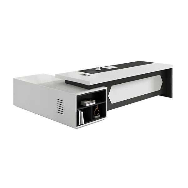 modern boss desk two tone l shaped executive desk kaguyasuLBZ 2191 main images 18