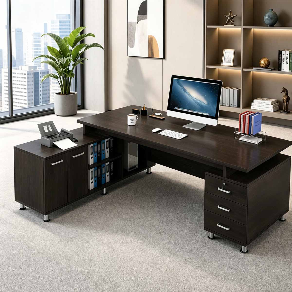 modern executive desk professional executive office desk kaguyasuLBZ 10145 main images 3