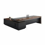 modern executive desk walnut desk with storage drawers kaguyasuLBZ 754 main images 25