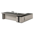 Modern L-Shaped Executive Desk | Oak Executive Desk
