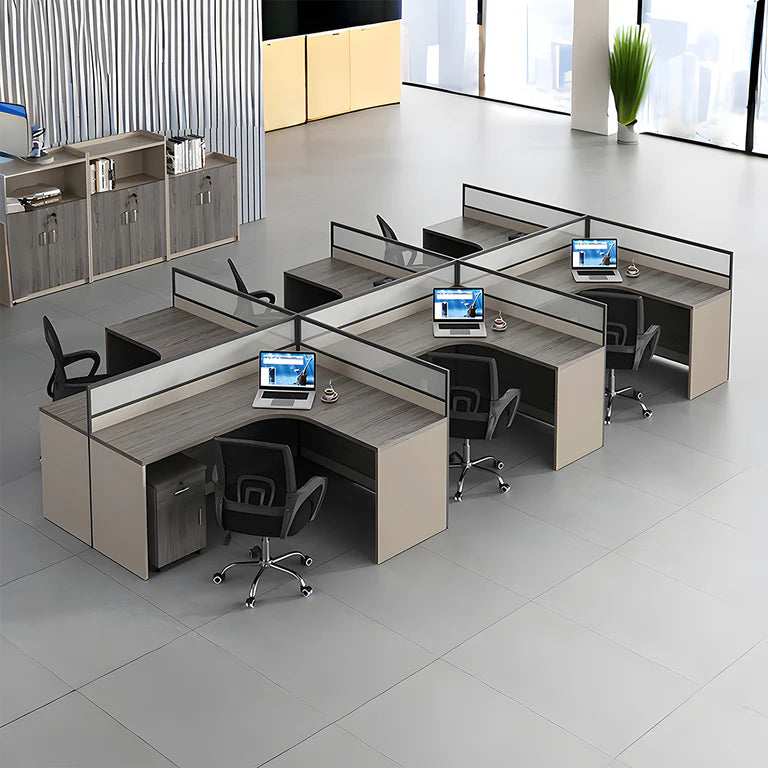 office desk corner workstation l shape computer desk kaguyasuBGZ C040 main images 13