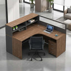office desk l shaped desk with hutch kaguyasuBGZ 224 main images 4