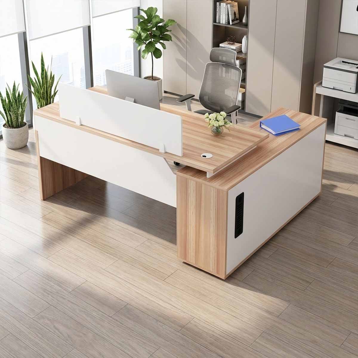 office desk with drawers modern corner desk kaguyasuBGZ k 160 main iamges 3