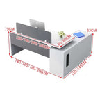 office desk with drawers modern corner desk kaguyasuBGZ k 160 main images 22