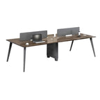 office workstation brown computer desk kaguyasuBGZ 2014 main images 6