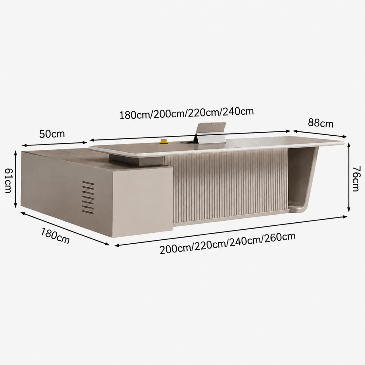 overall dimensions modern office desk with drawers executive desk lbz m044
