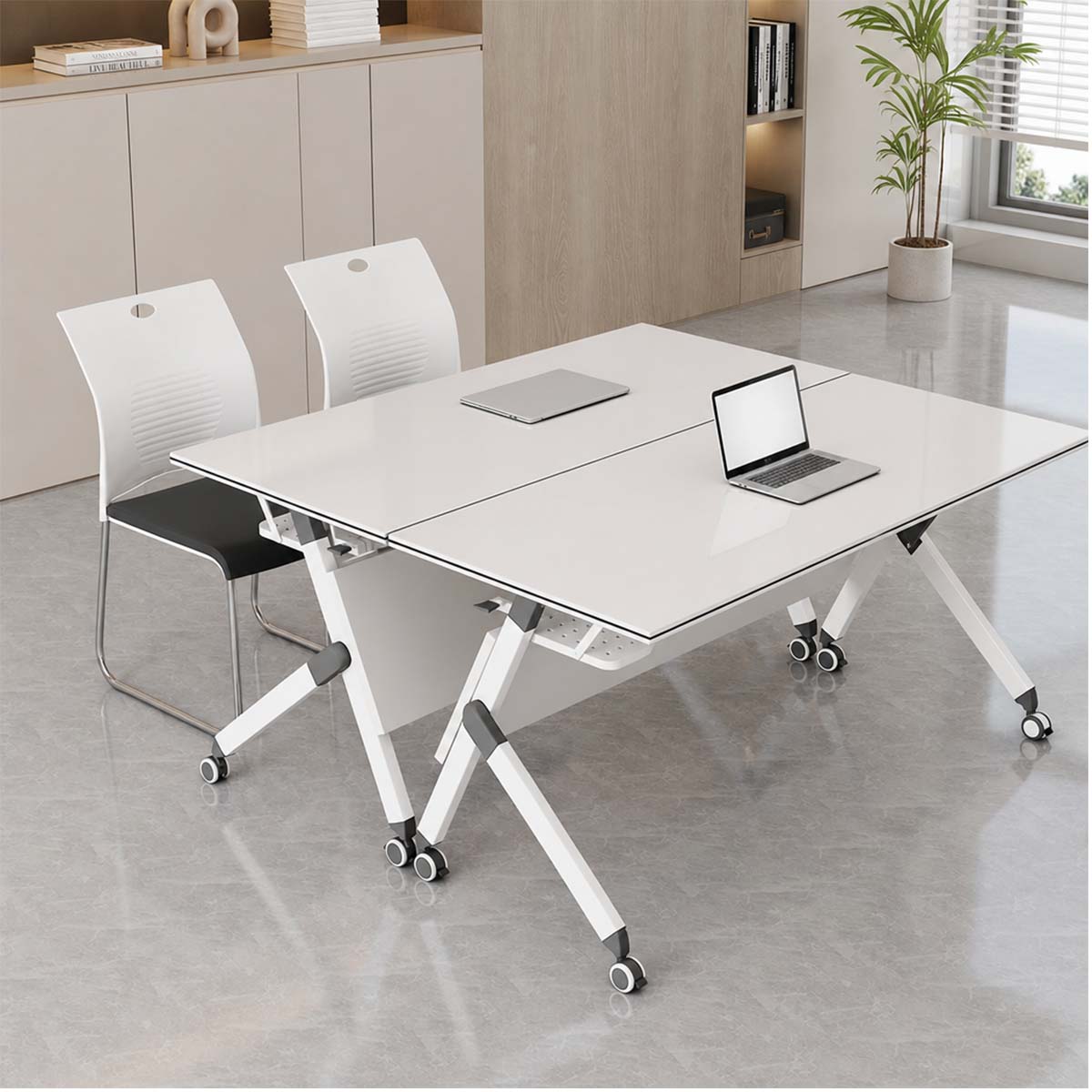 portable meeting room table minimalist desk workstation kaguyasuHYZ 2010 main images 3