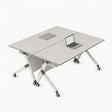 Portable Meeting Room Table & Minimalist Desk Workstation
