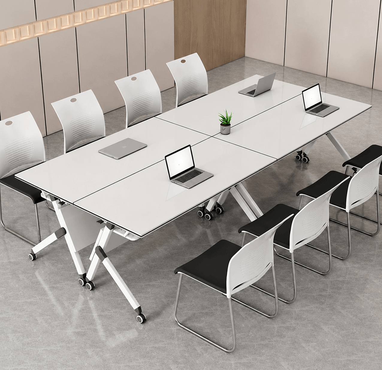 portable meeting room table minimalist desk workstation kaguyasu HYZ 2010 main images 6 Main image