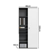 Premium Executive Bookcase | Oak Display Cabinet Design