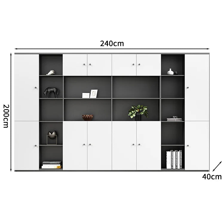 premium executive bookcase oak display cabinet design kaguyasuCWG S056 detailed images 9