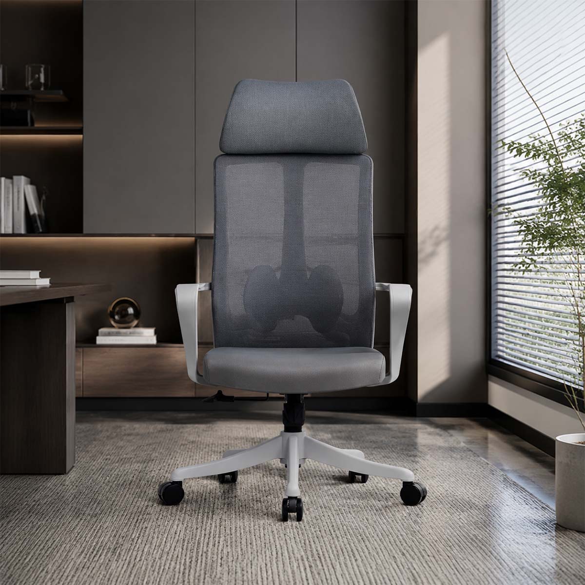 premium office chair ergonomic black office chair kaguyasuBGY K004 main images 2
