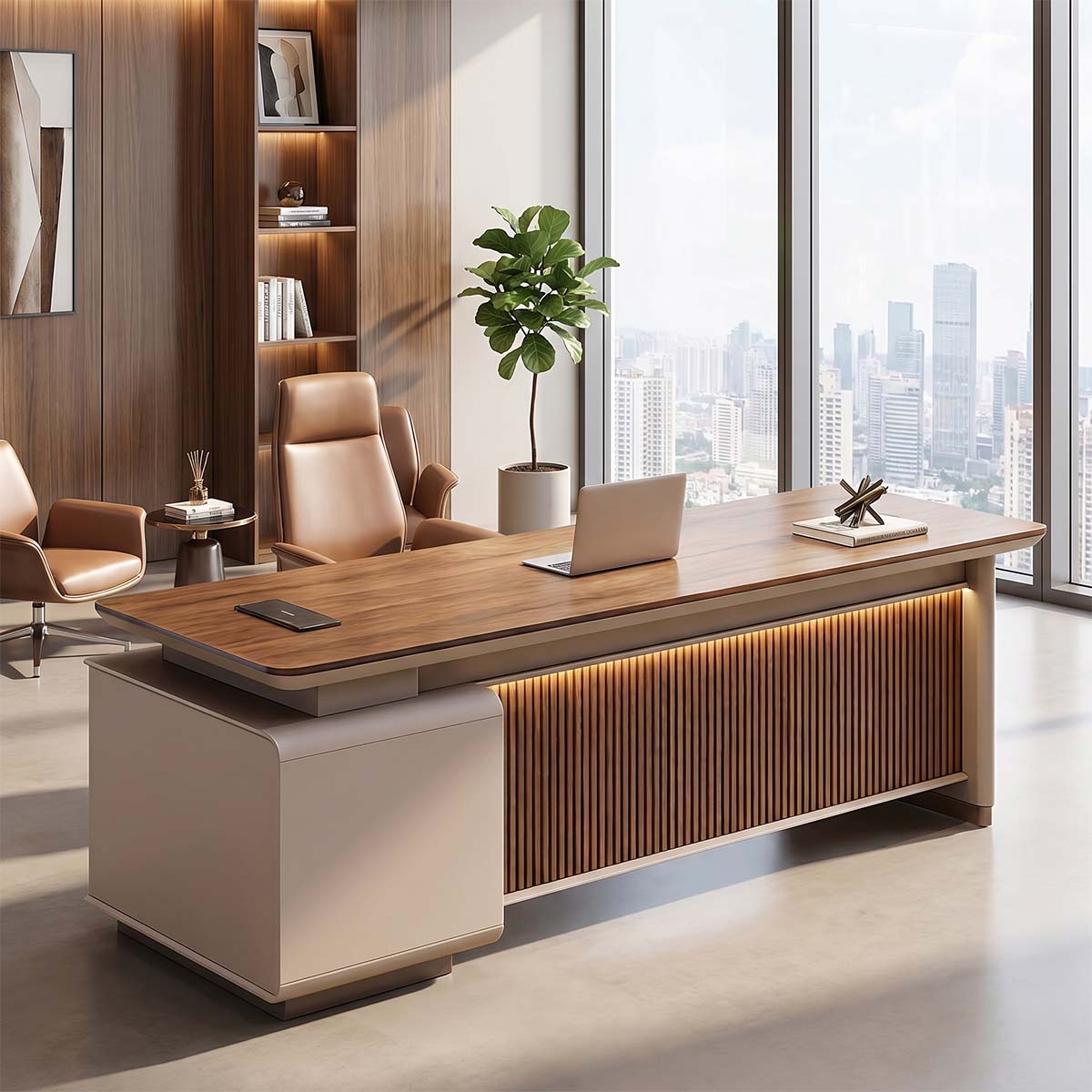 premium office desk executive desk with storage kaguyasuLBZ 2332 main images 1 Main image