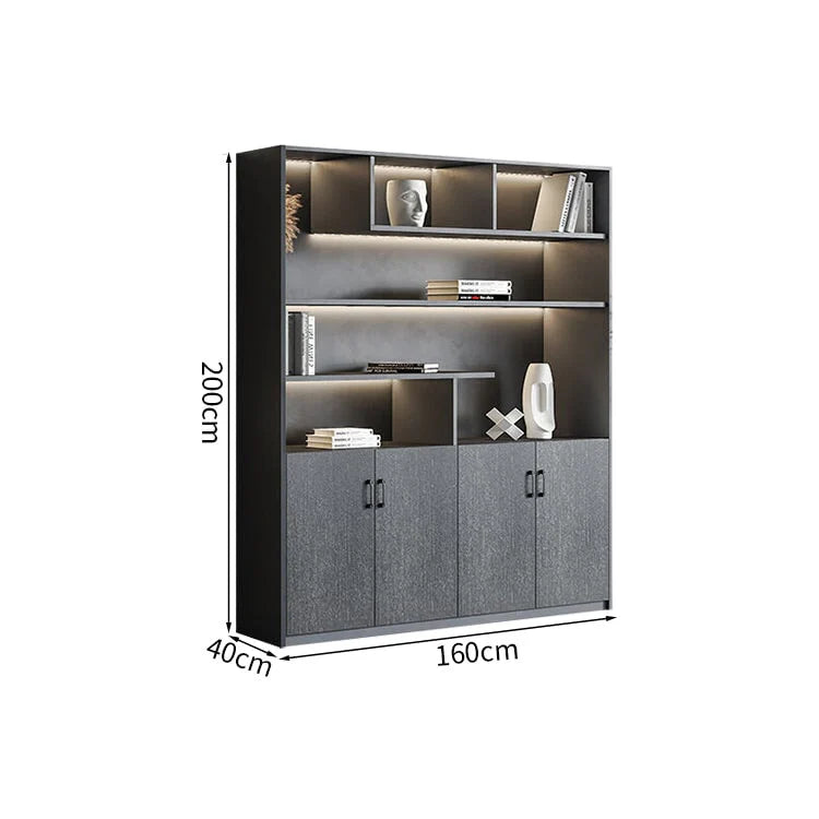 premium white bookcase cabinets and display cabinets kaguyasuCWG K098 detailed images 9