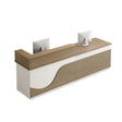 Reception Desk Dimensions | Wave Panel Reception Desk
