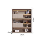 robust shelf shelving large capacity wood bookcase kaguyasuCWG K054 detailed images 15