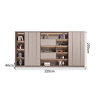 robust shelf shelving large capacity wood bookcase kaguyasuCWG K054 detailed images 7