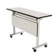 Rolling School Desk & Small Mobile Office Computer Table